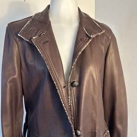 Vera Pelle Italian Leather Coat: Altariva - Picture 16 of 16